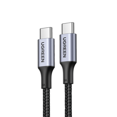 Cable USB-C a USB-C / Carga Rápida 100W / Transferencia 480 Mbps / PD3.0 / QC4.0 / Nylon Trenzado / 2 m (6.6 ft)