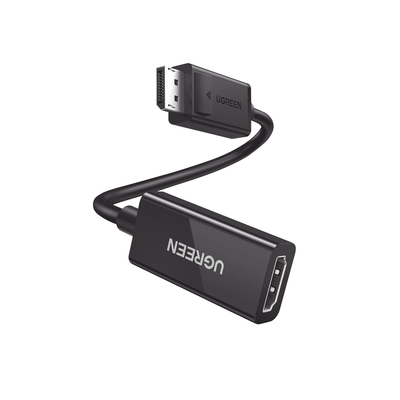 Convertidor DisplayPort a HDMI / 4K@60Hz / 3D / HDR / Blindaje Triple / 25 cm (9.84 ft) / ABS Antiinterferencias