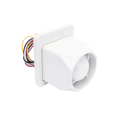 Sirena de dos tonos / 25 W / 112 dB / Uso interior-exterior / Resistente agua y UV