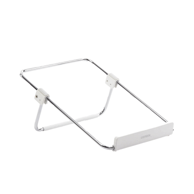 Soporte para Laptop / Plegable / Ajustable 87-132 mm / 11''-16'' / Carga 20 kg / 110g / Acero y Silicona / Plata