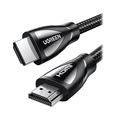 Cable HDMI 2.1 de Nylon Trenzado / 1 Metro (3.28 Pies) / 8K@60Hz/4K@120Hz / 48 Gbps / eARC / HDR10+ / Dolby Vision / Dolby Atmos / VRR / ALLM / HEC / 3D