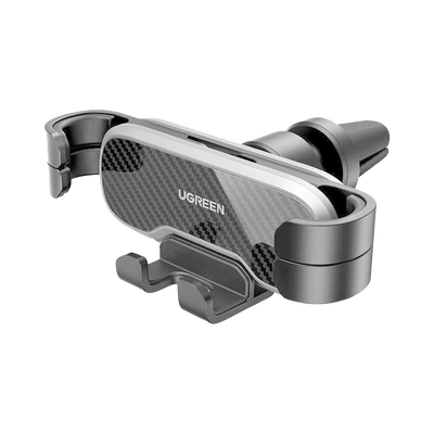 Soporte para Teléfono Automotriz / Rejilla de Ventilación / Rotación 360° / Tecnología Gravity Drive / 5 Puntos de Sujeción / Ancho 65-80 mm