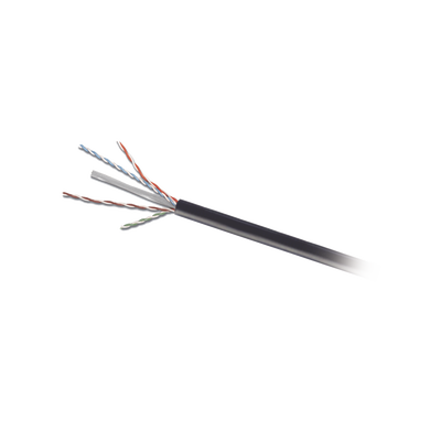 Bobina de Cable UTP Cat6 / 23 AWG / 4 Pares / Exterior con Gel / 305 m (1000 pies) / Enterrado Directo / UV Resistente / Industrial