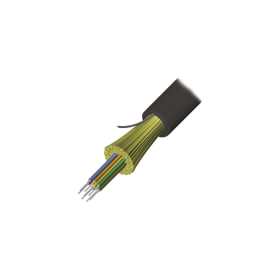 Cable de Fibra Óptica / 6 Hilos / Interior-Exterior / Tight Buffer / Dieléctrico / Plenum OFNP / Monomodo OS2 / 1 m (3.28 ft)