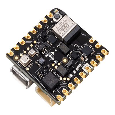 Placa de Desarrollo IoT / Arduino Nicla Sense ME / 4 Sensores Bosch Industrial / Bluetooth 5.0 / nRF52832 Cortex-M4F 64MHz / 512KB Flash + 2MB Externa / BHI260AP IMU 6 Ejes / BME688 Gas VOC / BMP390 Presión / BMM150 Magnetómetro