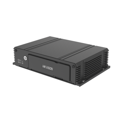 DVR Móvil / 4 Canales TURBOHD / 2 Megapixel (1080p) / IA Integrada ADAS+DSM+BSD / 4G + Wi-Fi Dual-Band + GPS / Dual SD 512 GB / Alimentación 9-32 VCC