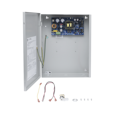Fuente de Alimentación / 24 VCC 10 A / 1 Salida / Respaldo por Batería / 115 VAC 60 Hz / Protección por Cortocircuito y Sobrecarga Térmica