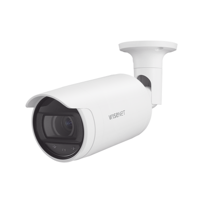 Cámara IP Bala Antivandálica / 2 Megapixel / Lente Varifocal Motorizado 3.3 a 10.3 mm / IR 30 m (98.4 ft) / WDR 120 dB / IP66 / H.265 & WiseStream II