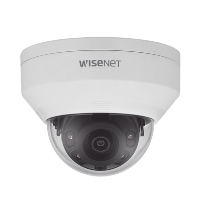 Cámara IP Domo Antivandálico / 4 Megapixel / Lente 3 mm / IR 20 m (65.6 ft) / WDR 120 dB / IP66 / IK10 / PoE 802.3af