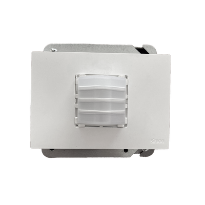 Marco para caja americana / Montaje vertical y horizontal / IP20 / Termoestable con bastidor metálico / Blanco