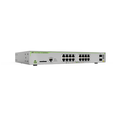 Switch PoE+ Administrable Capa 3 / 16 Puertos Gigabit + 2 SFP / 247 W PoE / 36 Gbps / 26.8 Mpps