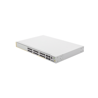 Switch PoE+ Administrable Capa 3 / 24 Puertos Gigabit + 4 SFP / 370 W PoE+ / 56 Gbps / 41.7 Mpps