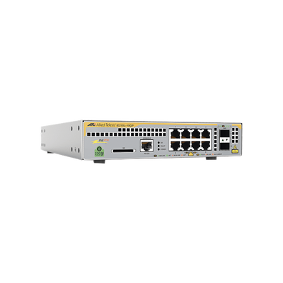 Switch Industrial-Lite PoE+ administrable capa 2 / 8 Puertos Gigabit + 2 SFP / 124 W PoE+ / 14.9 Mpps / VLAN 2048
