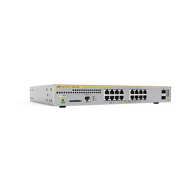 Switch PoE+ Administrable Capa 3 / 16 Puertos Gigabit / 2 SFP / 247 W / 26.8 Mpps / 1U Rack