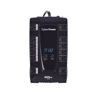 UPS Línea Interactiva / 900 VA / 480 W / 12 Tomas NEMA 5-15R / AVR / Supresión 1030 J / Energy Star