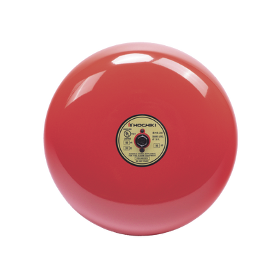 Campana de alarma de incendio / 10 pulgadas (25.4 cm) / 24 VCD / 96 dB / Listado UL / Uso exterior con caja HC-BB-1