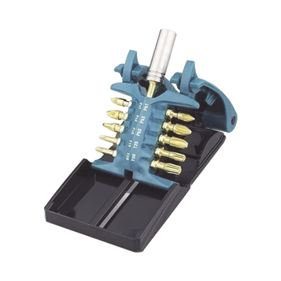 Juego de 10 Puntas de Torsión con Adaptador Impact Gold [10 Veces Más Duración]