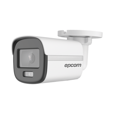 Cámara Bala TURBOHD / 3K 5 Megapixel / Color 24/7 / Luz Blanca 20 m (65.6 ft) / Micrófono Integrado / IP67 / 4 Tecnologías / dWDR