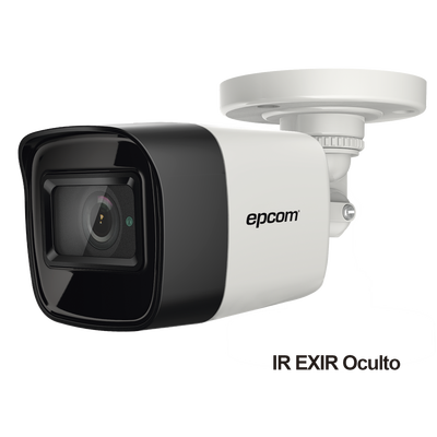Cámara Bala TURBOHD / 8 Megapixel / Gran Angular 102.9° / IR EXIR 30 m (98.4 ft) / IP67 / 4 Tecnologías / dWDR