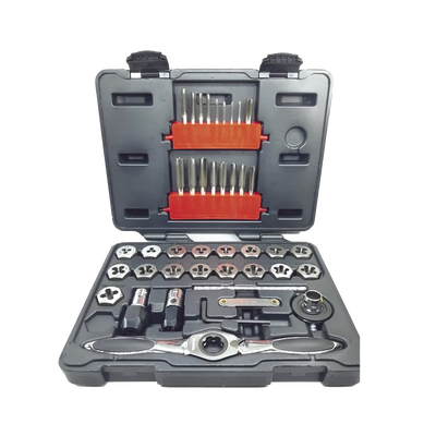 Juego para Roscado Métrico, Tarrajas y Machuelos 75 piezas