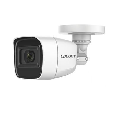 Cámara Bala TURBOHD / 2 Megapixel / Gran Angular 106.4° / IR 25 m (82 ft) / IP66 / Audio por Coaxitron / 4 Tecnologías