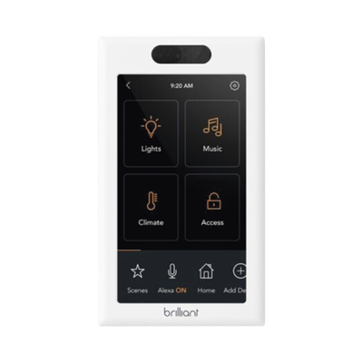 Control de Iluminación Inteligente / Pantalla Táctil LCD 5 Pulgadas / Wi-Fi 2.4 GHz / 3 Controles Integrados / Compatible Alexa, Google Home y Apple HomeKit / 120V 60 Hz