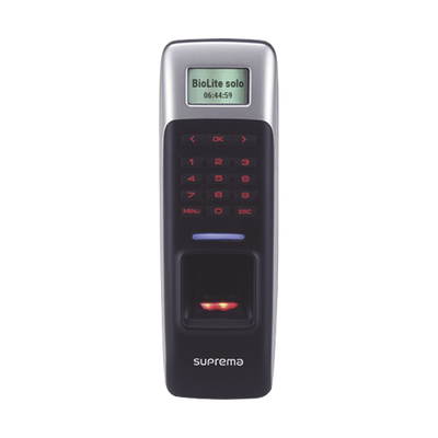 BioLite Lector de Huella y Teclado / Standalone / Diseño Compacto y Elegante / Protección IP65
