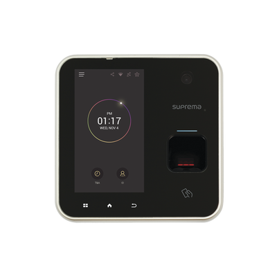 BioStation A2 Lector de Huella con Teclado Touch / WIFI / PoE y Lector 13.56MHz iClass SE