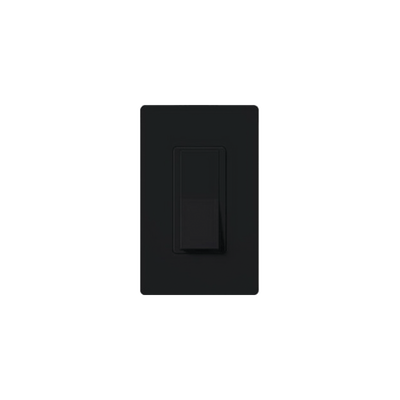 Interruptor On/Off / 15 Amp / Monopolar / Paleta Grande / Acabado Negro Night