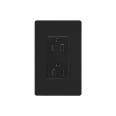 Tomacorriente / 120V / 15A / Resistente a Manipulaciones / 4.75 x 4.69 in / Negro
