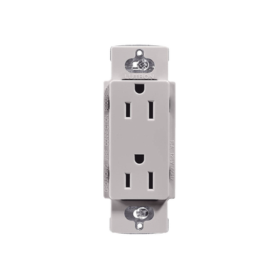 Tomacorriente / 125V / 15A / Resistente a Manipulaciones / 4.69 x 4.69 x 0.30 in
