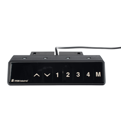 Control para Escritorio de Altura Ajustable / Memoria 4 Posiciones / Elevación 38 mm/s / Rango 600 a 1250 mm (2 a 4.1 ft) / Sensor Anticolisión / Certificaciones CE, UL, cUL, SAA, BIFMA