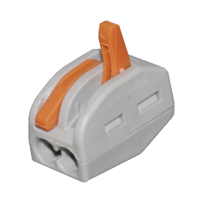 Conector de Presión / 1 Entrada 1 Salida / 12AWG-28AWG / 250V 32A / -20°C a 70°C / 0.47 x 0.83 x 0.59 in