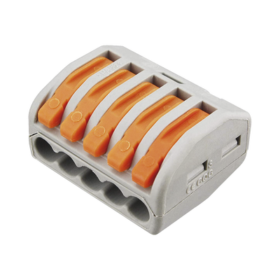 Conector de Distribución Eléctrica / 1 Entrada 4 Salidas / 250V 32A / 12AWG-28AWG / 2.6 x 2.1 x 1.5 cm (1.02 x 0.83 x 0.59 in)