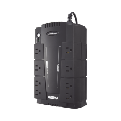 UPS Standby / 425 VA / 255 W / 8 Tomas NEMA 5-15R / 4 con Batería + 4 Protección / Topología Standby / USB de Gestión