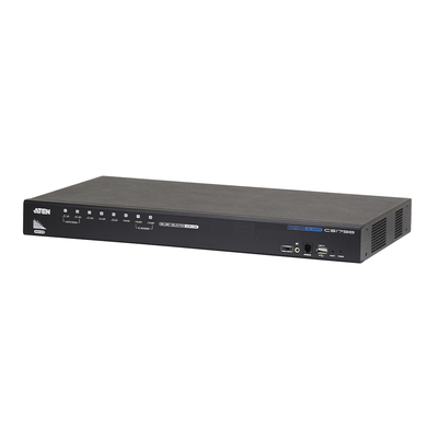 Switch KVM HDMI / 8 puertos / USB / Cascada 3 niveles / 512 PCs / Resolución 1920x1200 @ 60Hz