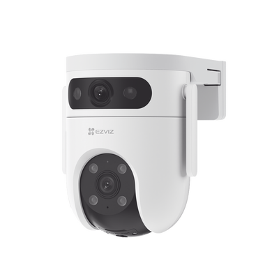 Cámara PT IP / Doble Lente 10 Megapixel / 3K 2880x1620 / Wi-Fi 2.4 GHz / IR 30 m (98.4 ft) / Visión Nocturna a Color / Audio Bidireccional 100 dB / IP65