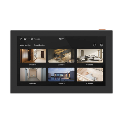 Pantalla Inalámbrica / Con Batería Recargable 4600mAh / Wi-Fi / Ideal Para Escritorio o Pared  / Vista en Vivo de Cámaras EZVIZ / Compatible con Videoportero CS-HP7  para ver Cámara y Apertura Remota  / Audio de Dos Vías
