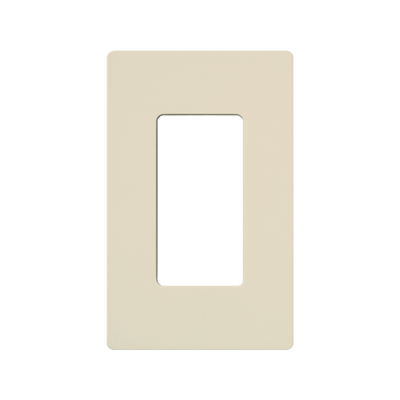 Tapa para interruptor o dimmer / 1-gang / 4.75 x 4.69 x 0.30 in / 12.1 x 11.9 x 0.76 cm / Acabado Light Almond