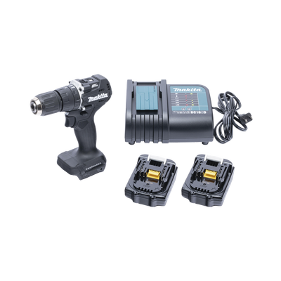 Rotomartillo/Taladro Inalámbrico SIN CARBONES, Broquero de 1/2", 1,700 RPM, 18VâŽ“, Torque: 40 N.m C/2 Bat. (1.5Ah) y Cargador.