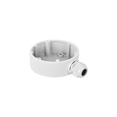 Caja de Conexiones para Mini Domo / Exterior IP66 / Aleación de Aluminio / Carga 4.5 kg / Ø137 x 42 mm