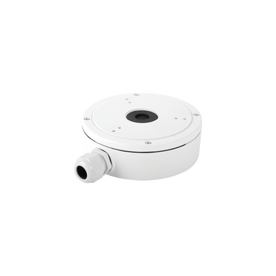 Caja de Conexiones para Cámara Domo / Aleación de Aluminio / IP66 / Conector 25 mm (1') / 157 x 185 x 51.5 mm / 621 g