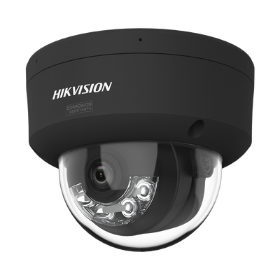 [Dual Light + ColorVu 3.0 + HikAI] Domo IP 6 Megapixel / Lente 2.8 mm / 30 mts IR + Luz Blanca / 2 Microfonos Integrados / Exterior IP67 / WDR 130 dB / ACUSENSE 3.0 / Metal / NEMA 4X / ACUSEEK