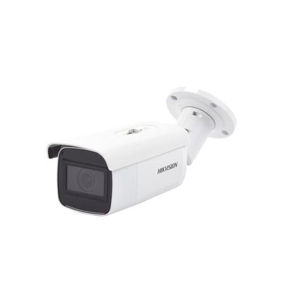 Bala IP 4 Megapixel / Serie PRO / 50 mts IR EXIR / Exterior IP67 / WDR 120 dB / PoE+ / Audio y Alarmas / Lente Mot. 2.8 a 12 mm / Videoanaliticos Integrados