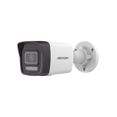Cámara Bala IP / 4 Megapixel / Dual Light IR 30 m (98.4 ft) + Luz Blanca 20 m (65.6 ft) / Ángulo 98.2° / IP67 / PoE / Audio Integrado
