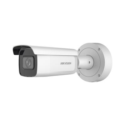 Cámara Bala IP / 4 Megapixel / Lente Motorizado 7-35 mm / IR EXIR 80 m (262.5 ft) / WDR 120 dB / IP67 / IK10 / PoE+ / 4 Analíticos IA