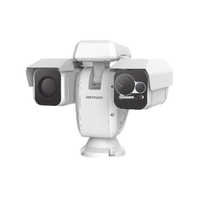 Punta de Poste IP Dual / Térmica 50 mm (384 x 288) + Óptico 40X 4 Megapixel / IR 800 m (2624.7 ft) / Detección de Temperatura / IP66