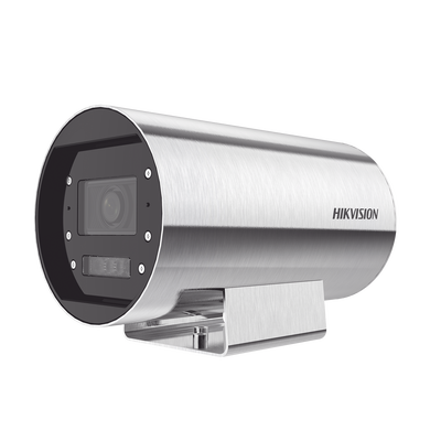 Cámara Bala IP / 4 Megapixel / Lente Motorizado 2.8-12 mm / Acero Inoxidable 304 / Refrigeración por Agua / Alta Temperatura 150°C / Dual Light IR 30 m (98.4 ft) + Luz Blanca 20 m (65.6 ft) / WDR 120 dB / IP68 / PoE+