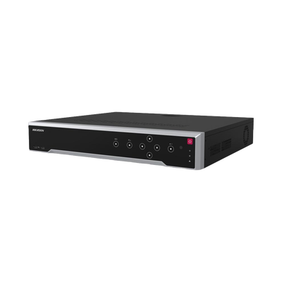 NVR IP / 64 Canales / 32 Megapixel (8K) / 4 Bahías HDD / AcuSense / ANPR / Conteo de Personas / Heat Map / HDMI 8K / Alarmas I/O