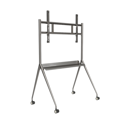 Soporte de Piso Móvil / Pantallas 86" y 98" / VESA 400x200 a 600x400 / Carga 135 kg / Estructura Metálica